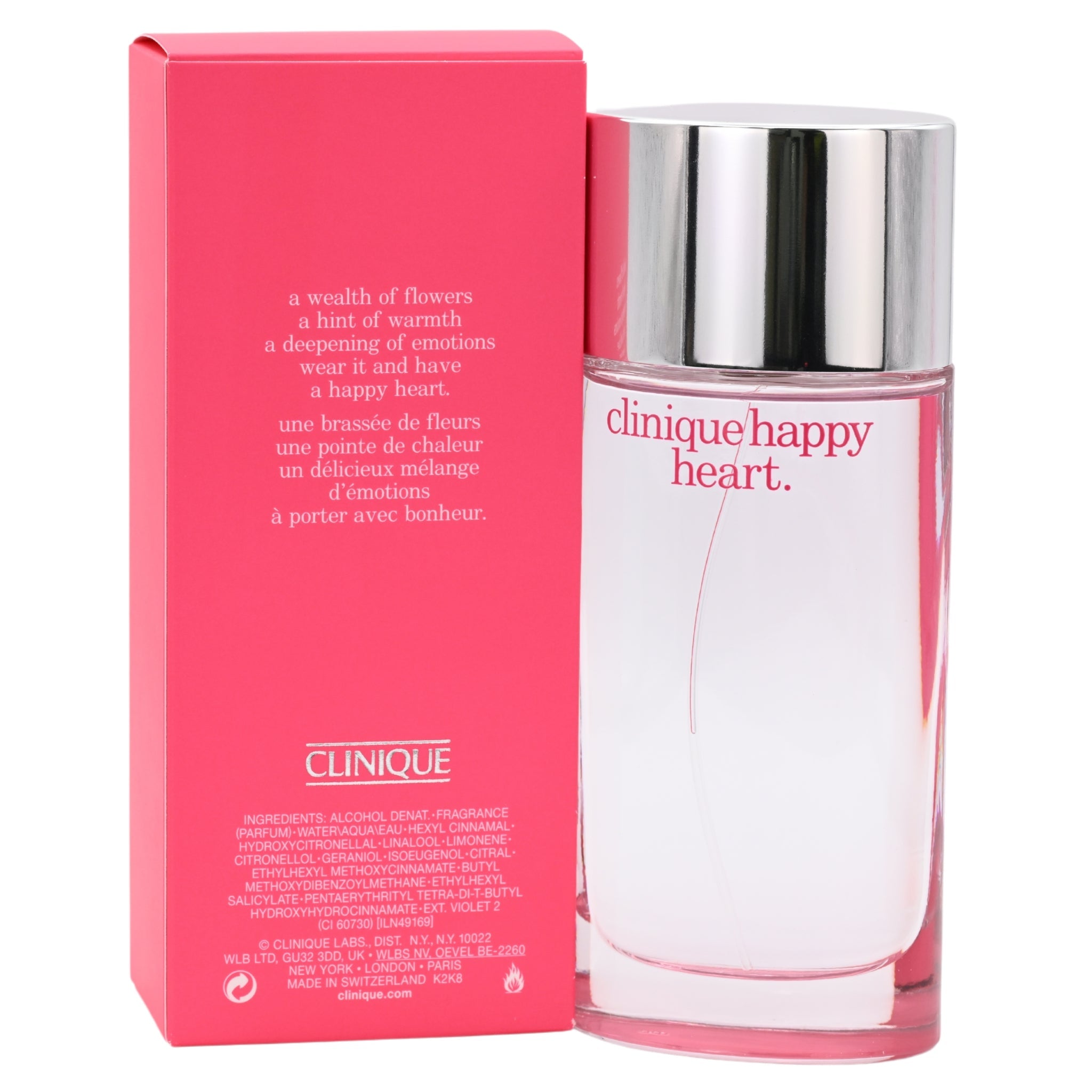 HAPPY HEART by Clinique Perfume for Women EDP 3.3 / 3.4 oz New in Box